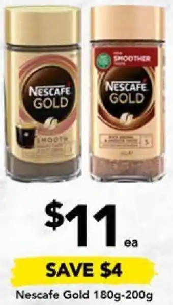 Drakes Nescafe Gold 180g-200g offer