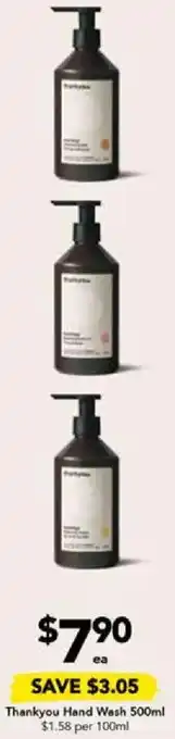 Thankyou Hand Wash 500ml