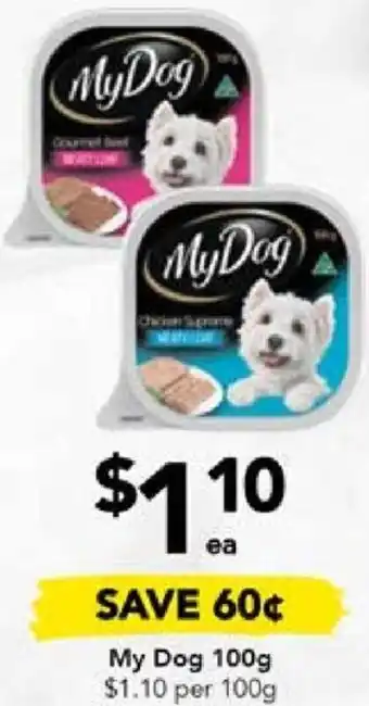 Drakes My Dog 100g offer