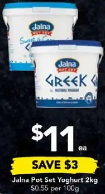 Drakes Jalna Pot Set Yoghurt 2kg offer