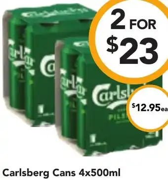 Carlsberg Cans 4x500ml