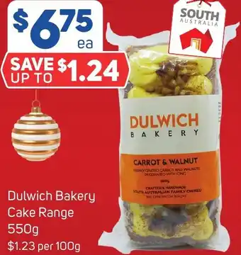 Foodland Dulwich Bakery Cake Range 550g offer