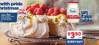 Foodland Bulla Thickened Cream 300ml offer