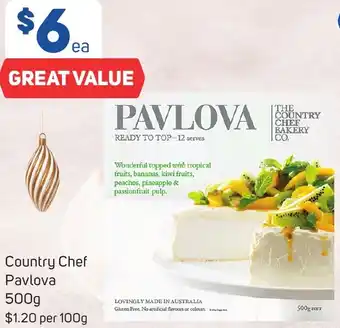 Foodland Country Chef Pavlova 500g offer