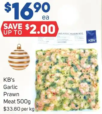 Foodland KB's Garlic Prawn Meat 500g offer