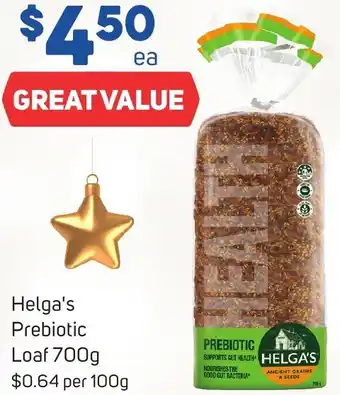 Foodland Helga's Prebiotic Loaf 700g offer