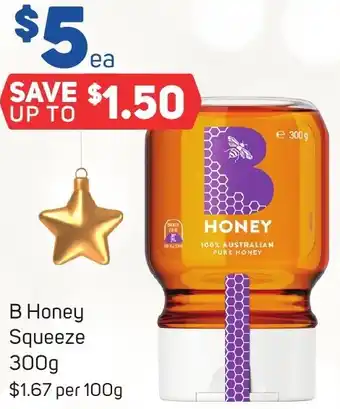 Foodland B Honey Squeeze 300g offer