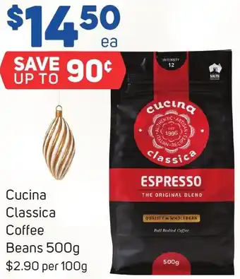 Foodland Cucina Classica Coffee Beans 500g offer
