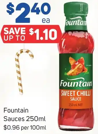 Foodland Fountain Sauces 250ml offer