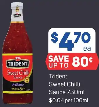 Foodland Trident Sweet Chilli Sauce 730ml offer