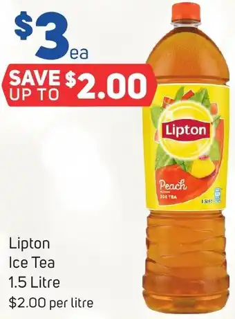 Foodland Lipton Ice Tea 1.5 Litre offer