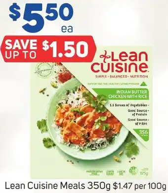 Foodland Lean Cuisine Meals 350g offer