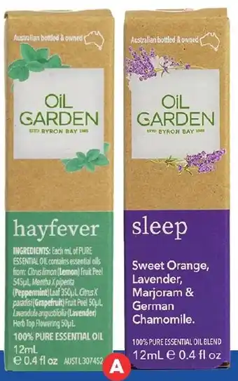 Foodland Oil Garden Essential Oils 12ml offer