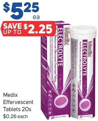 Foodland Medix Effervescent Tablets 20s offer