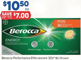 Foodland Berocca Performance Effervescent 30s offer