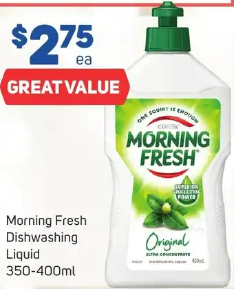 Foodland Morning Fresh Dishwashing Liquid 350-400ml offer