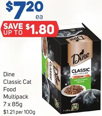 Foodland Dine Classic Cat Food Multipack 7 x 85g offer