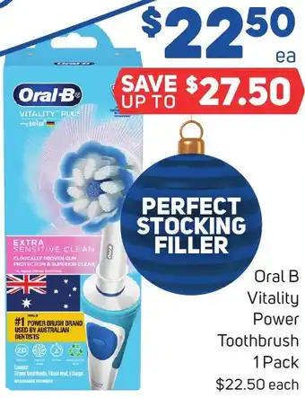 Foodland Oral B Vitality Power Toothbrush 1 Pack offer