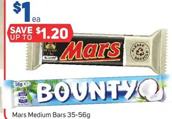 Foodland Mars Medium Bars 35-56g offer
