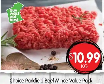Spudshed Choice Parkfield Beef Mince Value Pack offer