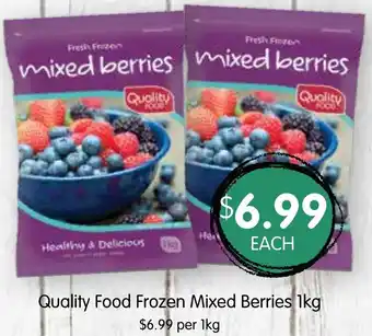 Spudshed Quality Food Frozen Mixed Berries 1kg offer