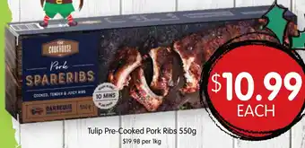Spudshed Tulip Pre-Cooked Pork Ribs 550g offer