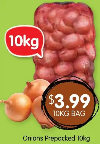 Spudshed Onions Prepacked 10kg offer