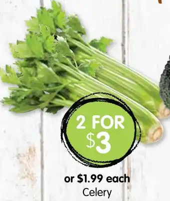 Spudshed Celery offer