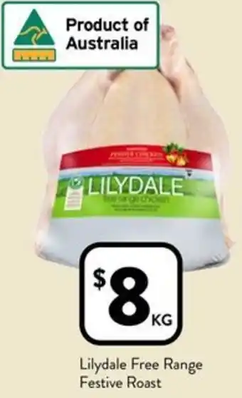 Foodworks Lilydale Free Range Festive Roast offer