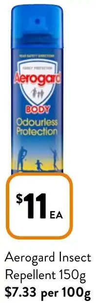 Foodworks Aerogard Insect Repellent 150g offer