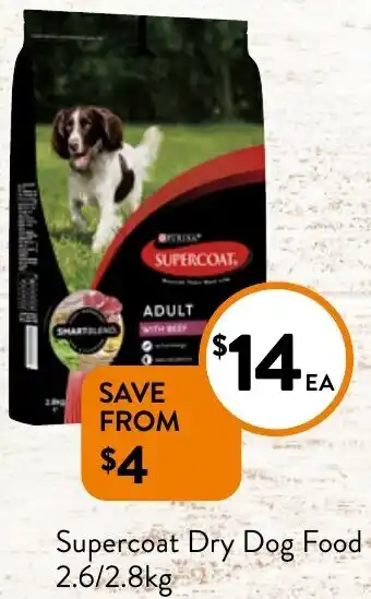 Foodworks Supercoat Dry Dog Food 2.6/2.8kg offer