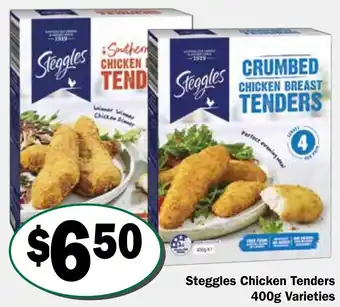 Friendly Grocer Steggles Chicken Tenders 400g offer