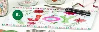 Christmas Glass Cutting Board