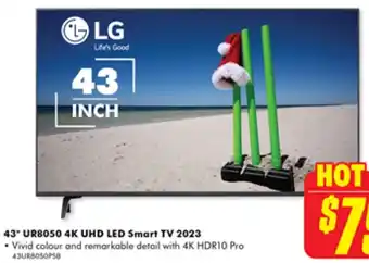 The Good Guys 43* UR8050 4K UHD LED Smart TV 2023 offer