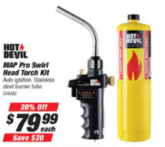 Sprint Auto Parts Hot Devil MAP Pro Swirl Head Torch Kit offer