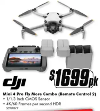 The Good Guys Mini 4 Pro Fly More Combo (Remote Control 2) offer