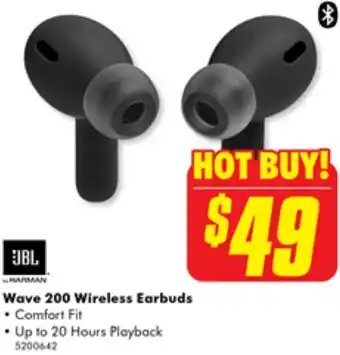 The Good Guys Wave 200 Wireless Earbuds offer