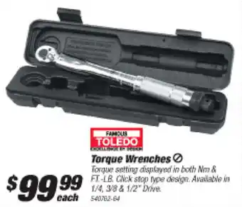 Toledo Torque Wrenches
