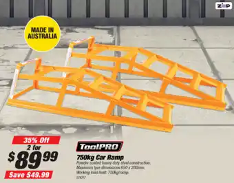 ToolPro Car Ramp 750kg