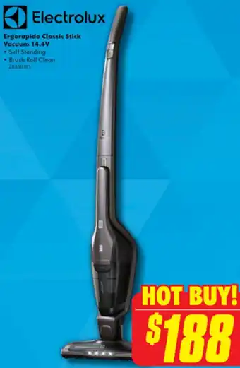 The Good Guys Ergorapido Classic Stick Vacuum 14.4V offer