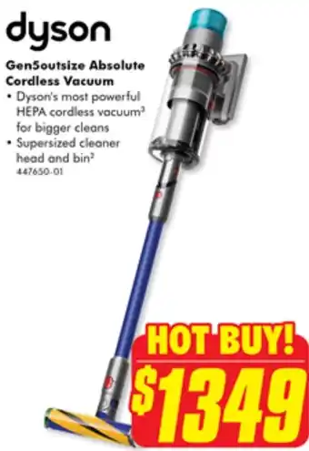 The Good Guys Gen5outsize Absolute Cordless Vacuum offer