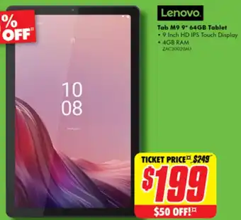 The Good Guys Tab M9 9 64GB Tablet offer