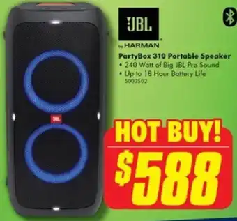 The Good Guys PartyBox 310 Portable Speaker offer