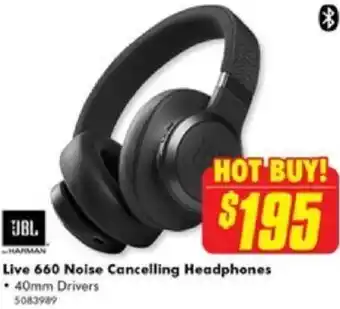 The Good Guys Live 660 Noise Cancelling Headphones offer