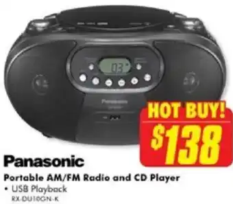 The Good Guys Portable AM/FM Radio and CD Player offer