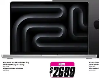 The Good Guys MacBook Pro 14 with M3 chip 512GB SSD - Space Grey offer