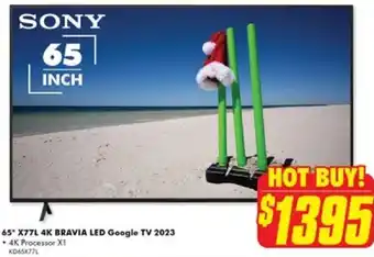 The Good Guys 65 X77L 4K BRAVIA LED Google TV 2023 offer