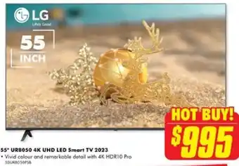 The Good Guys 55" UR8050 4K UHD LED Smart TV 2023 offer