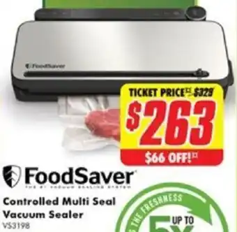 The Good Guys Controlled Multi Seal Vacuum Sealer offer