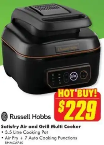 The Good Guys Satisfry Air and Grill Multi Cooker offer